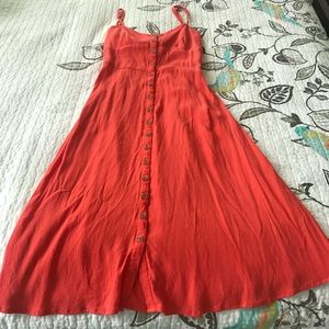 Forever 21 coral sundress